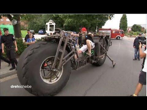 Video: German sets new world record for world's heaviest rideable bike ...