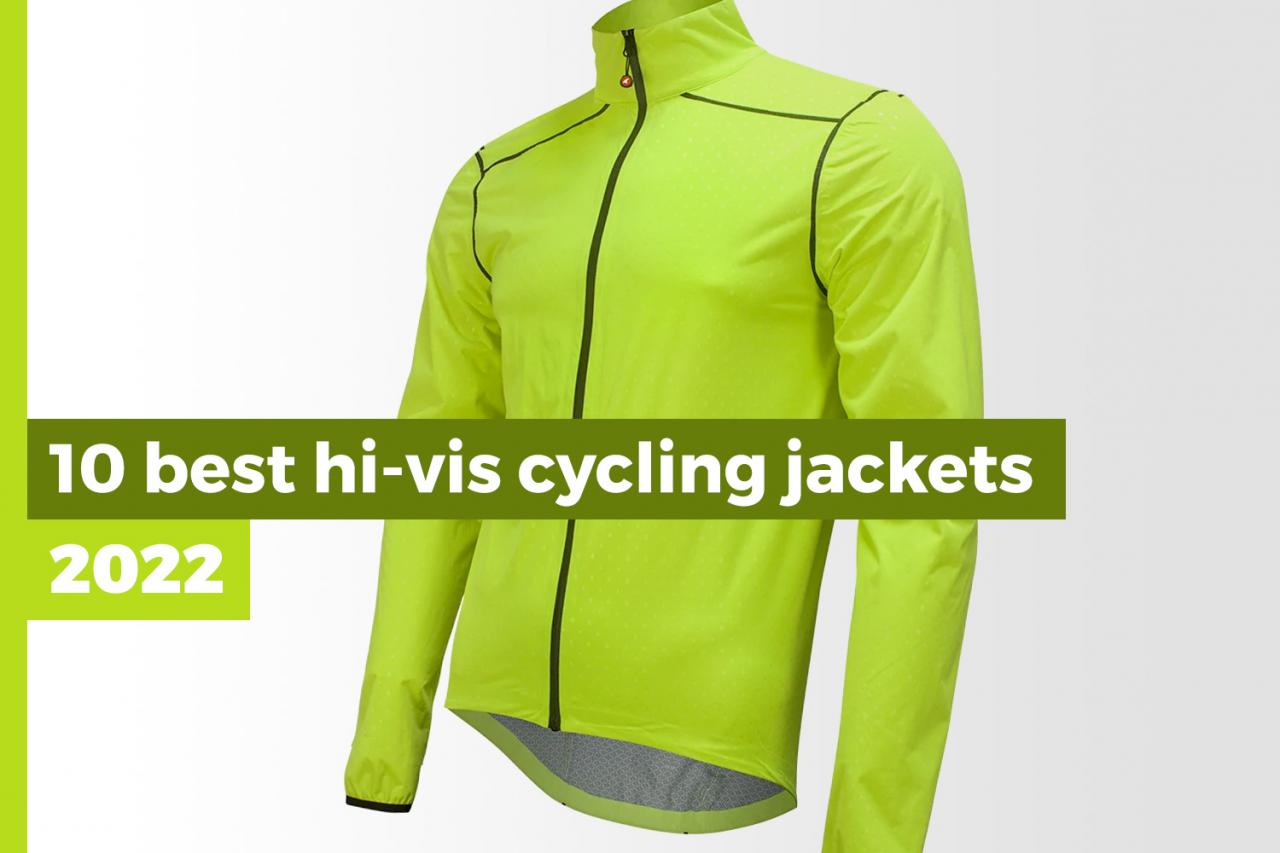 Men's Cycling Jacket High Visibility Bike Rain Jacket Waterproof Windproof Coat 