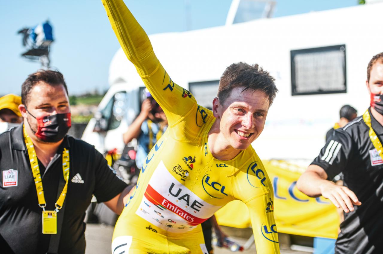 Pogačar retains white jersey in second stage of Tour de France