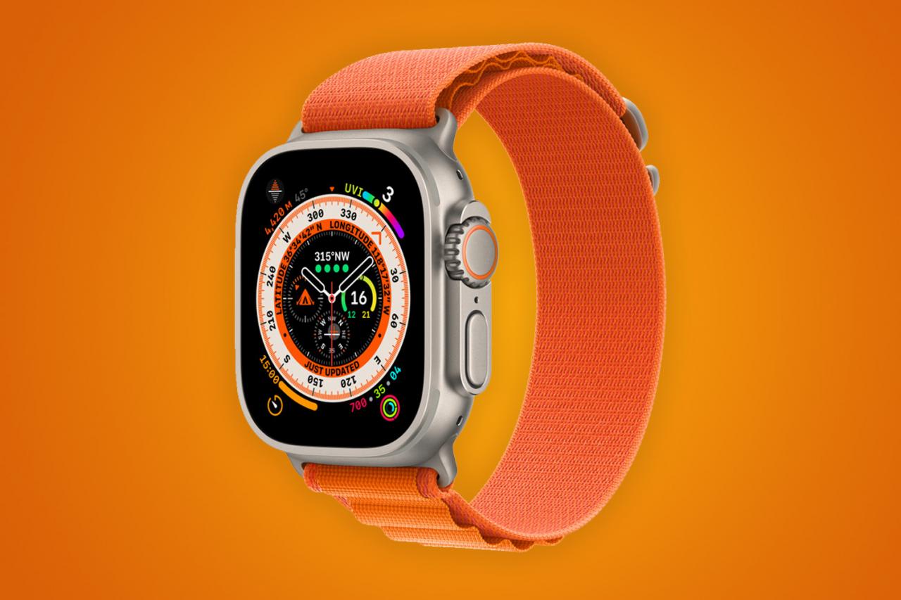 Apple Watch Ultra supports standard Apple Watch bands
