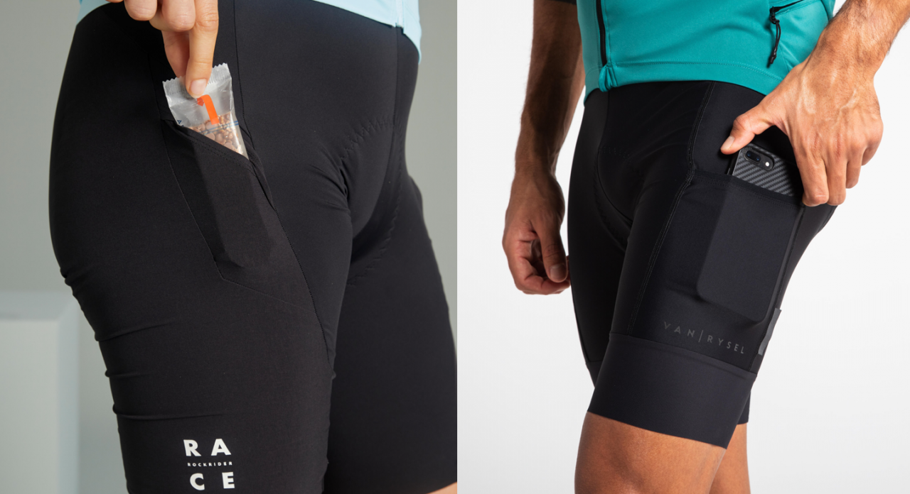 Decathlon says it still has “progress to make” after cyclist points out  that new “micro pockets” on women's bib shorts can just about hold a cereal  bar