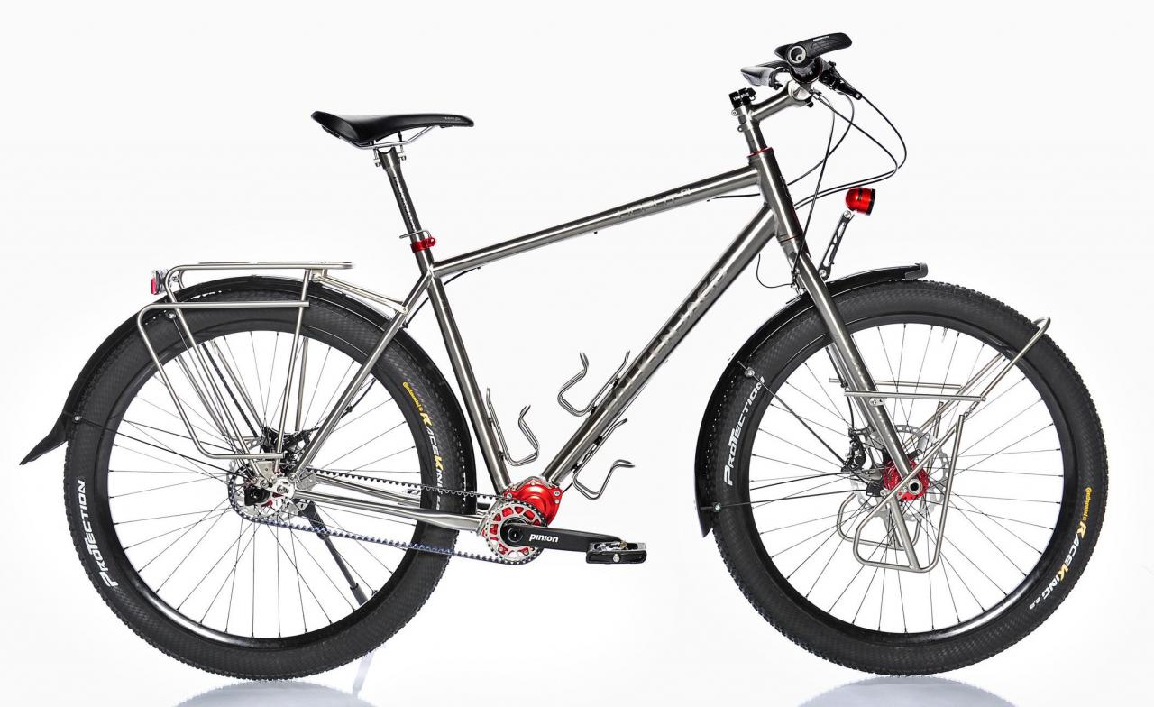 titanium pinion bike