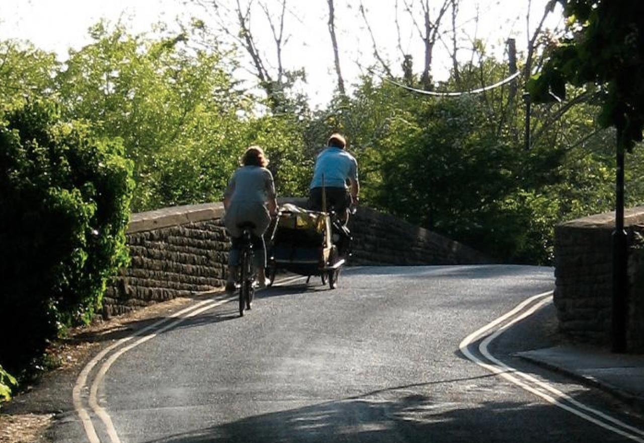 cycling with child seat