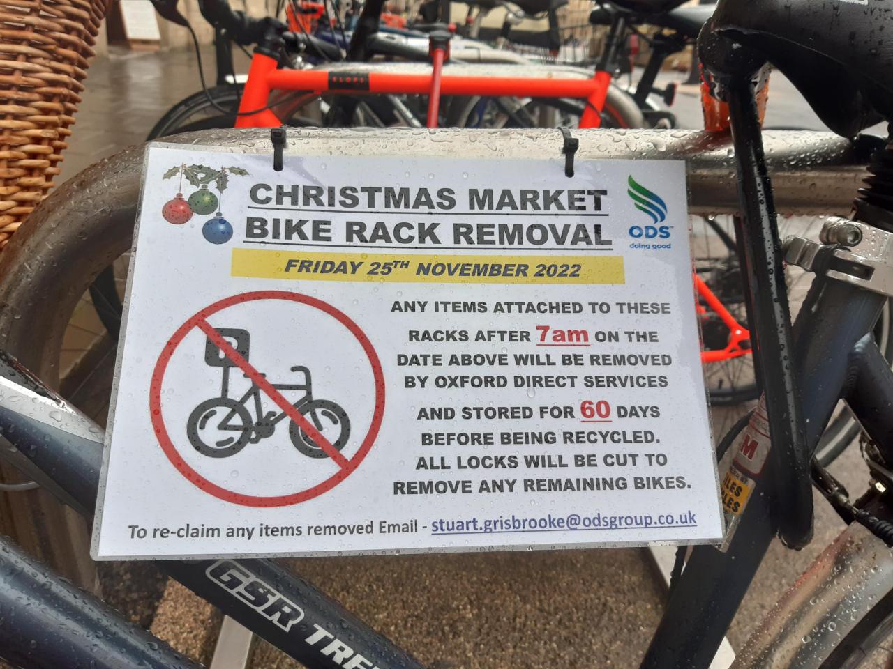 Theyve prioritised cyclists over small businesses” Cycle lane running through Christmas market forces organiser to step down over “safety fears”; Scots urged to emulate Basque fans by waving saltires at home worlds + image