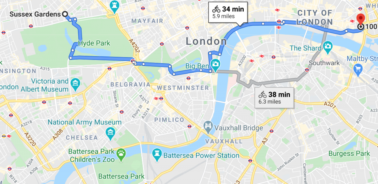 google maps change cycling speed