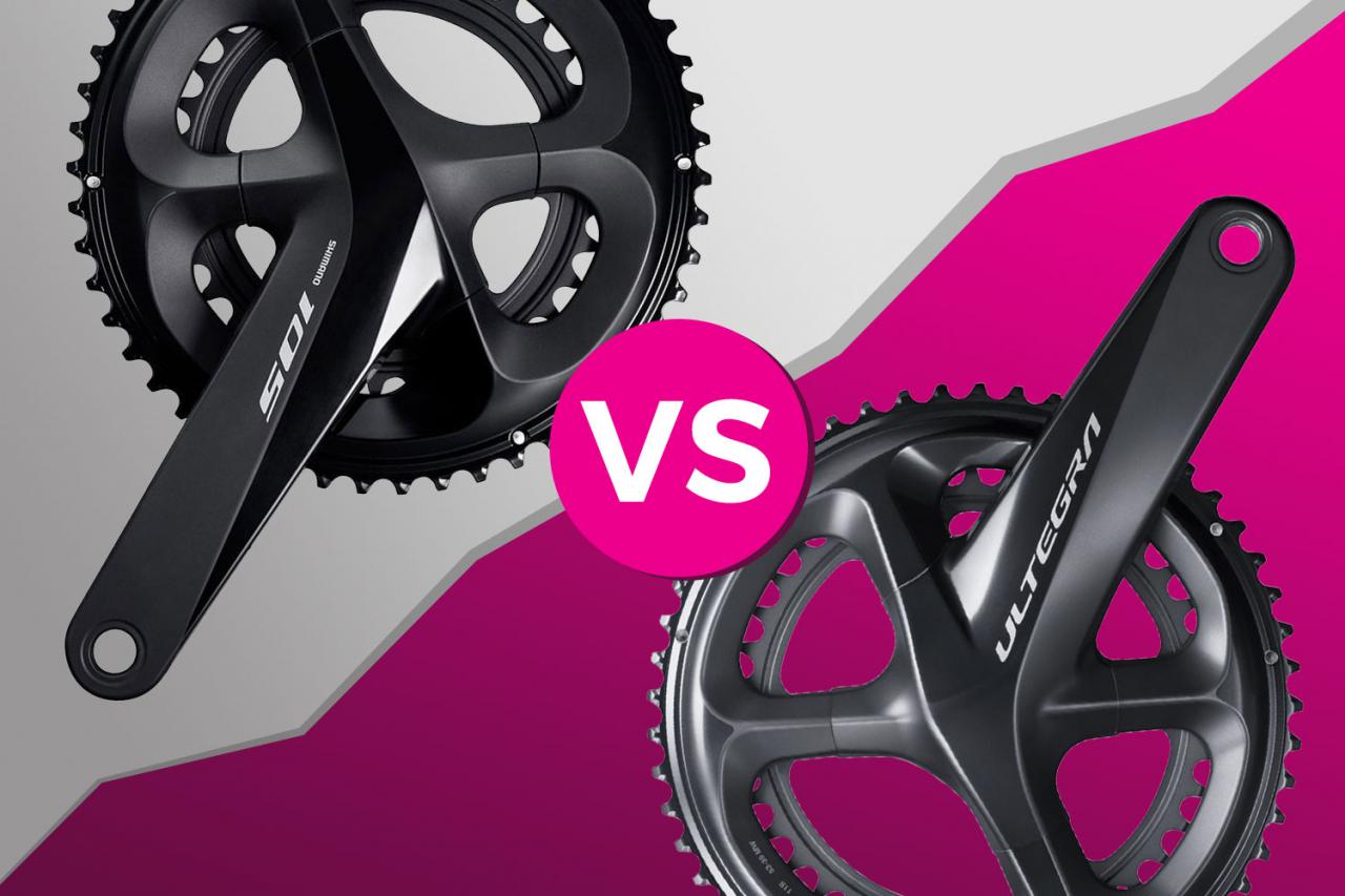 Shimano 105 v Shimano Ultegra — choose the best groupset for you