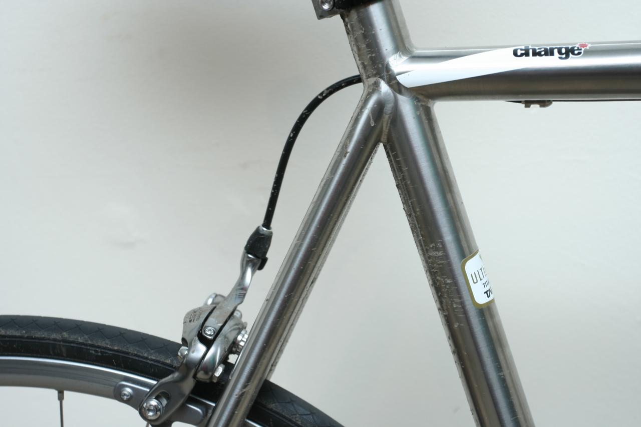 charge titanium bike