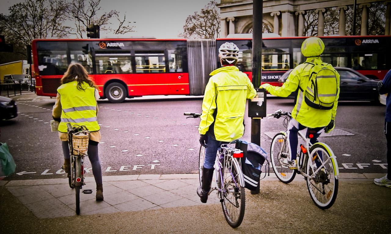 Acor Reflective Hi-Viz Clip Bike Bicycle Safety Yellow Fluorescent Trouser Bands 