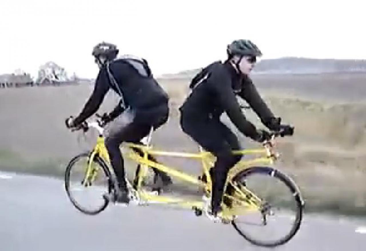 tandem push bike