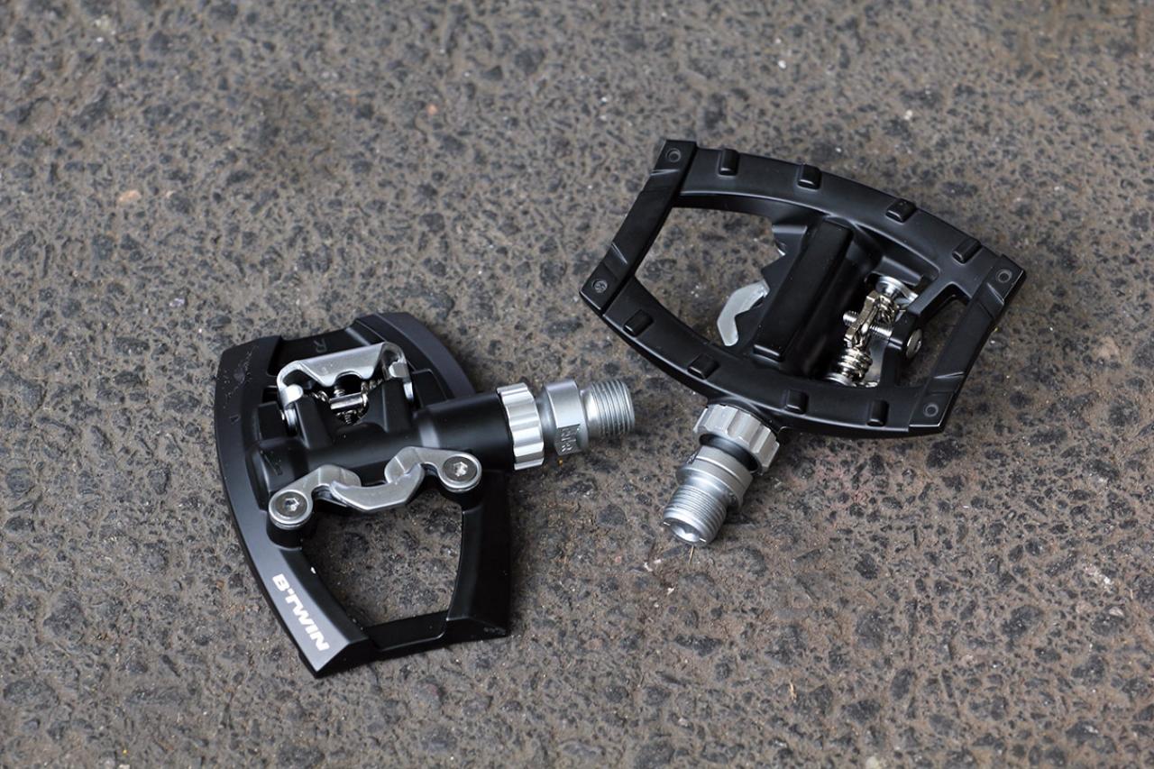shimano half clipless pedals