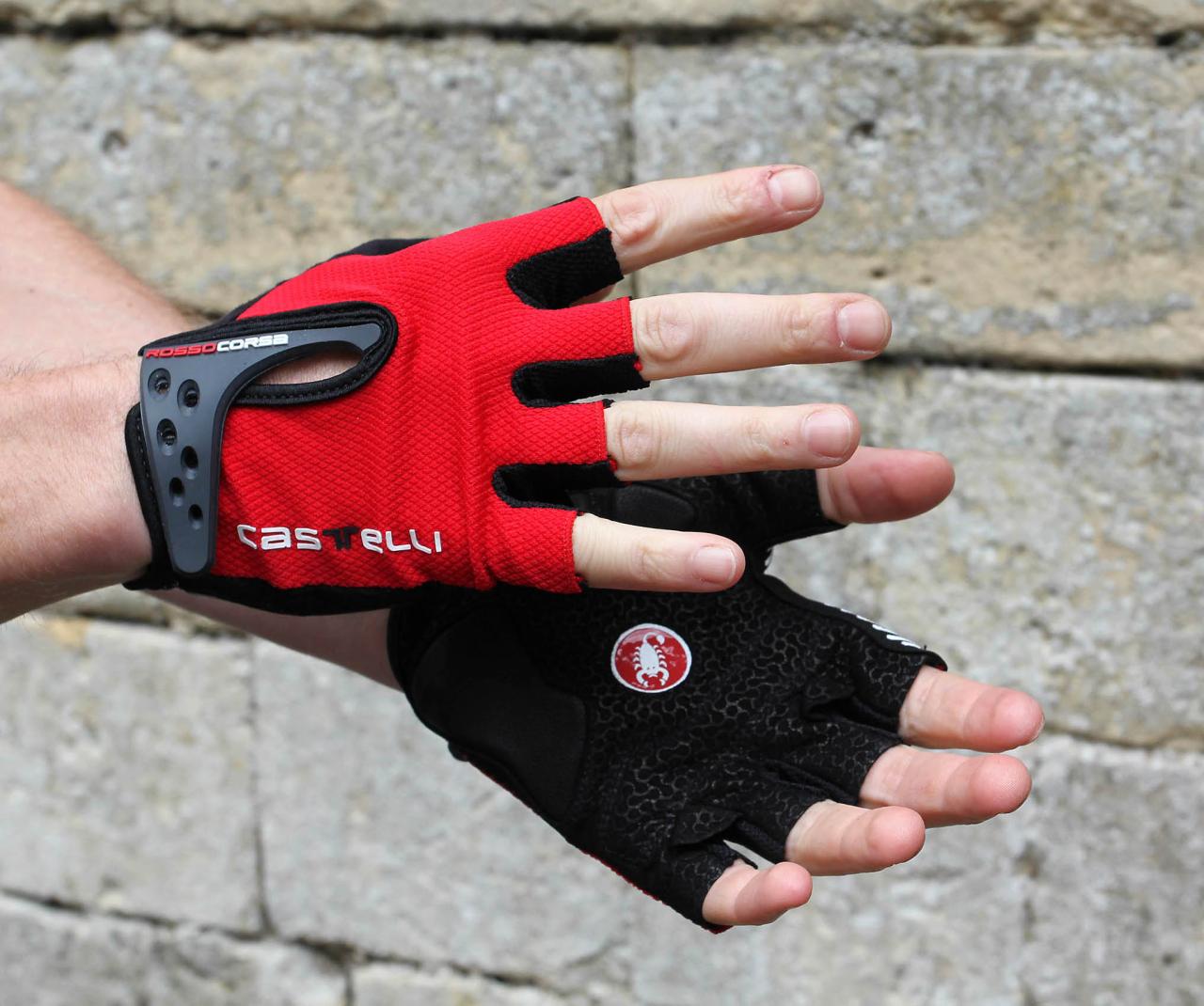 Castelli Rosso Corsa Espresso Glove 