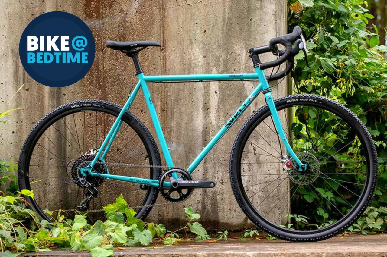 A striking steel steed! Check out the Surly Straggler gravel bike road.cc