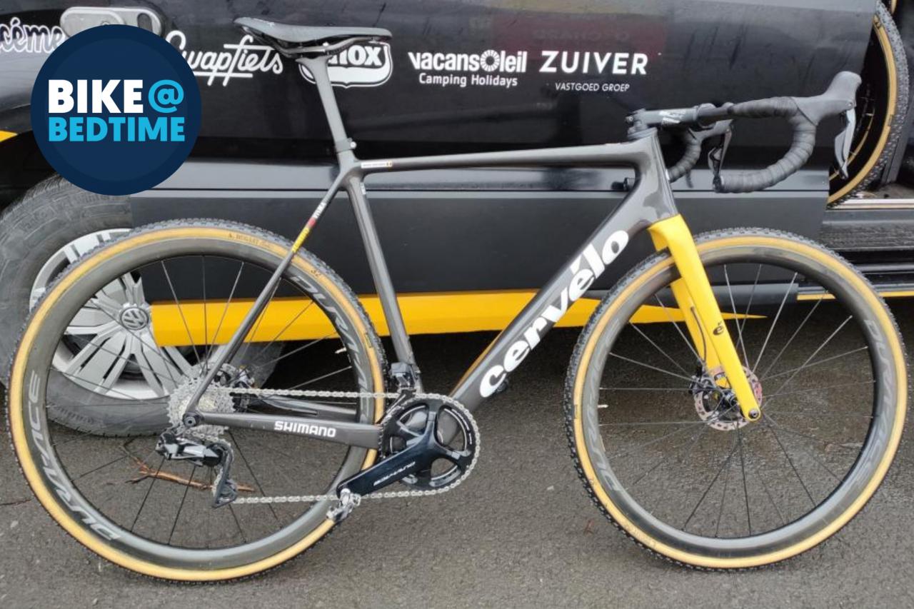 Rode to victory! Check out Wout van Aerts Cervélo R5-CX cyclocross bike road.cc