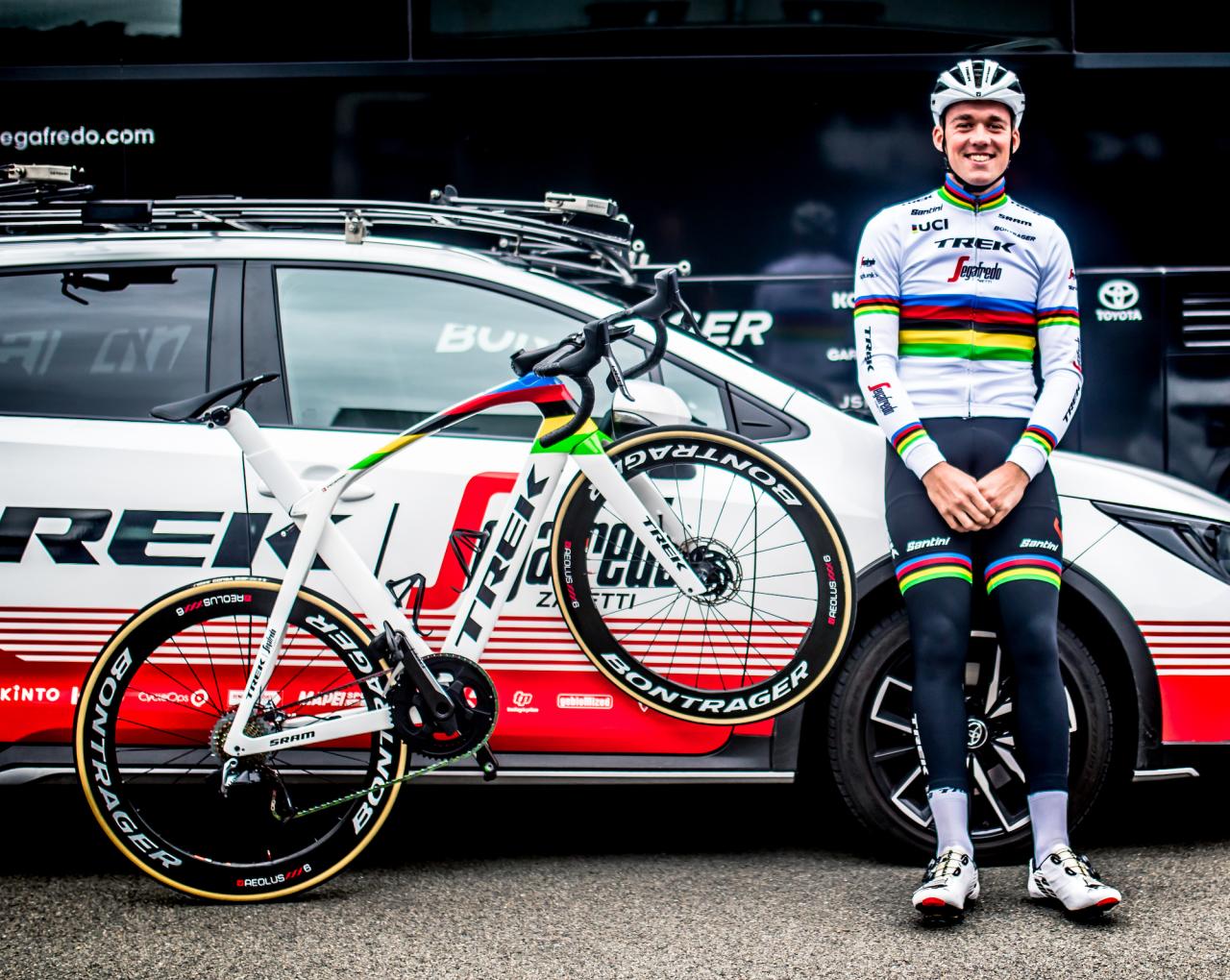 Mads Pedersen S World Champs Trek Madone Slr Disc With Some Custom Parts Road Cc