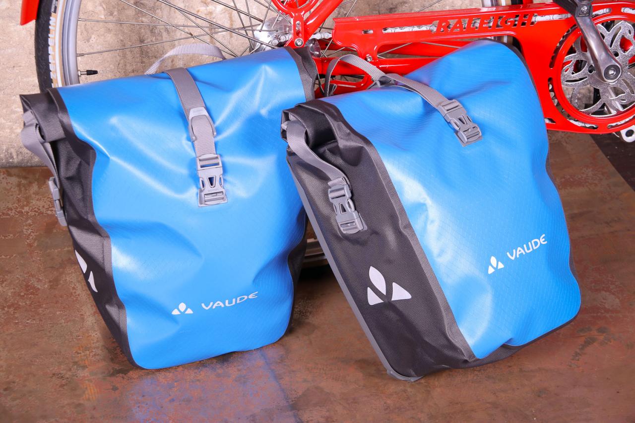 vaude aqua back plus waterproof rear pannier bags pair