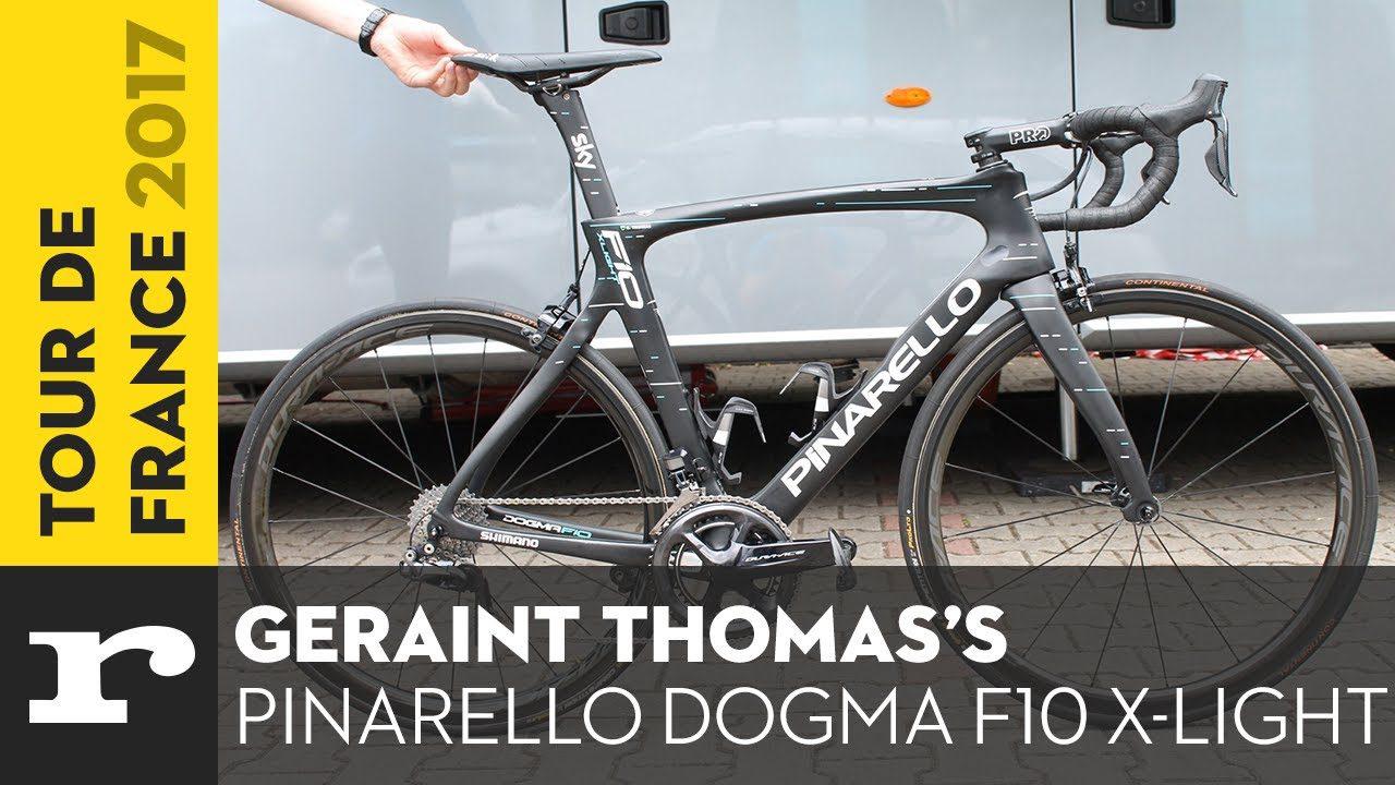 Tour de France pro bike: Geraint Thomas's Pinarello Dogma F12