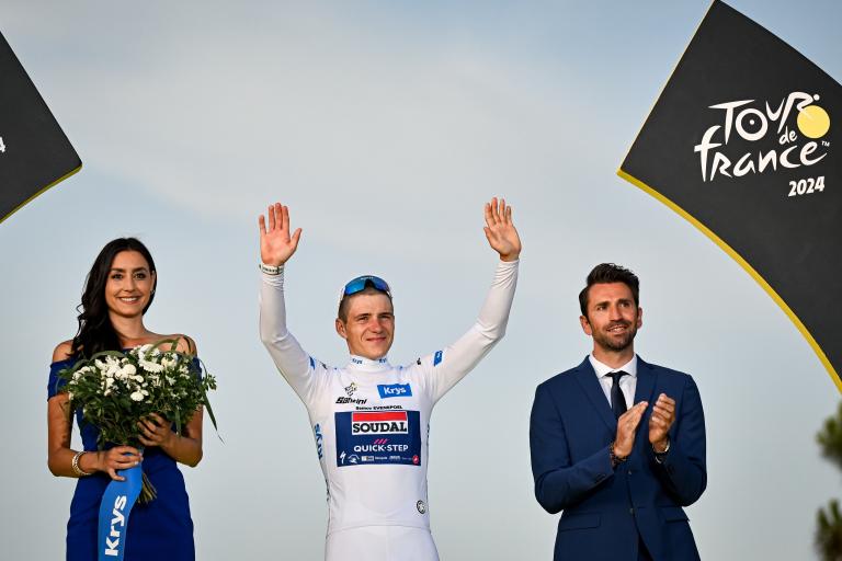 Remco Evenepoel podium Tour de France 2024 (ASO/Billy Ceusters)