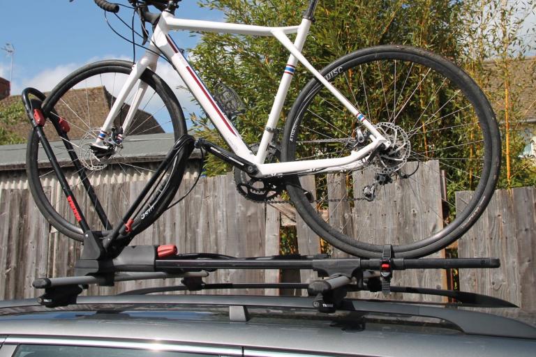 bike rack for cross bars