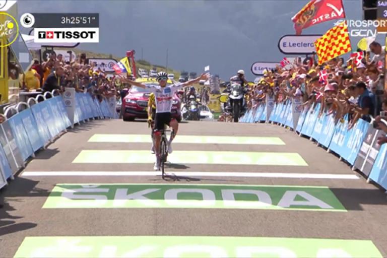 Tack attack on Tour de France climb; Pogačar takes third Tour stage win ...