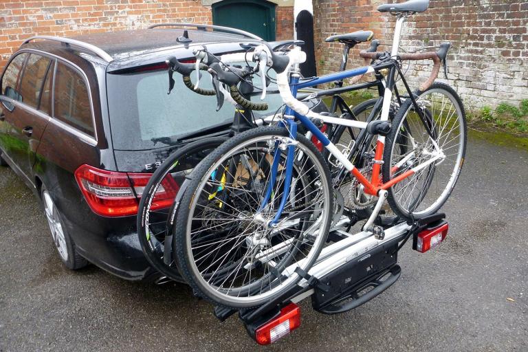 three bike car rack
