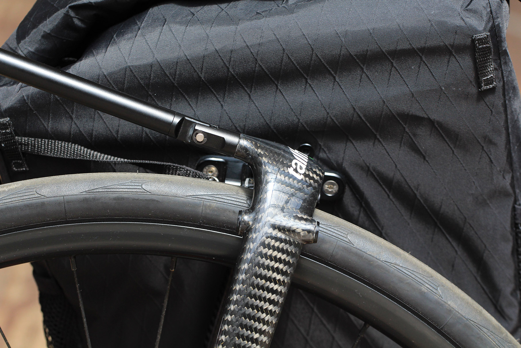 carbon fibre pannier rack