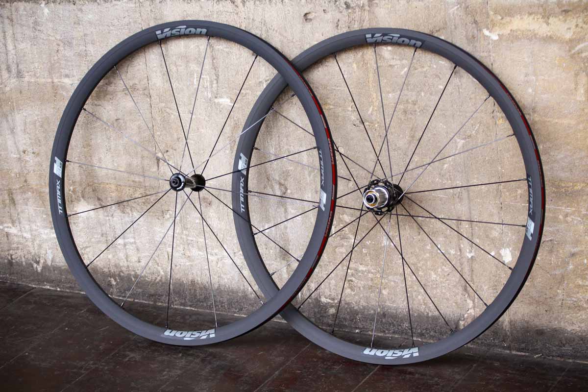 vision team 35 disc clincher road wheelset