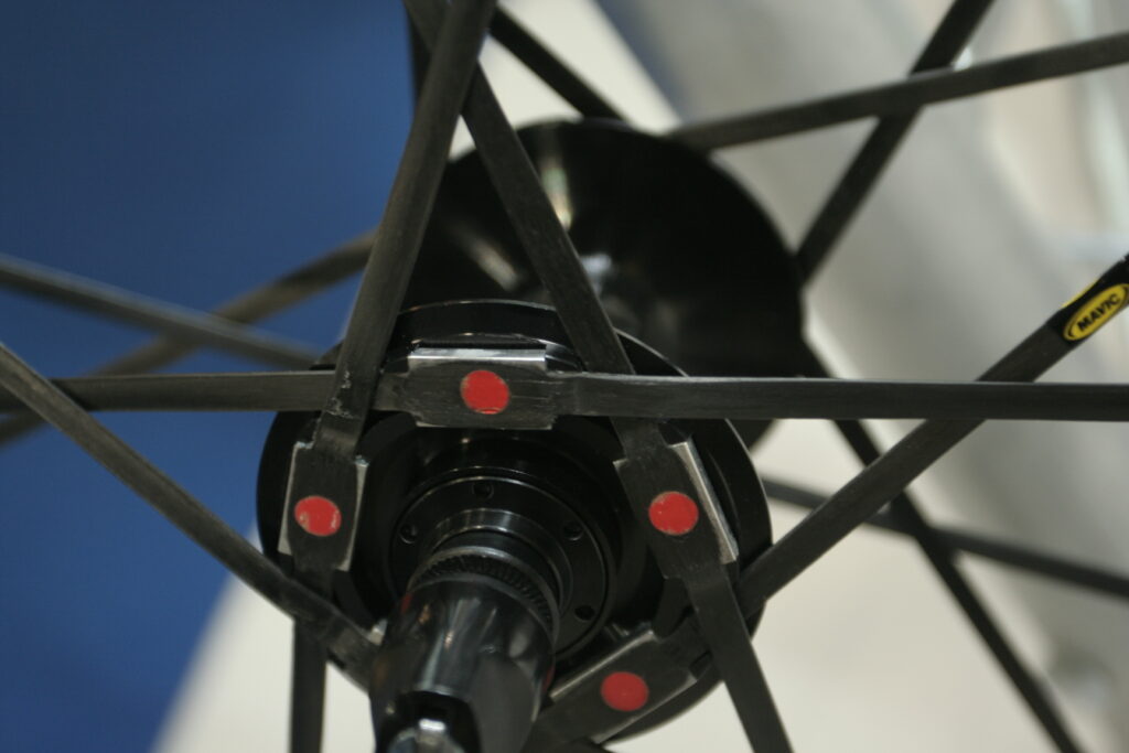 Mavic Carbone SLR wheel – hub detail