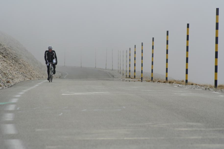 Riding the Ventloux in October
