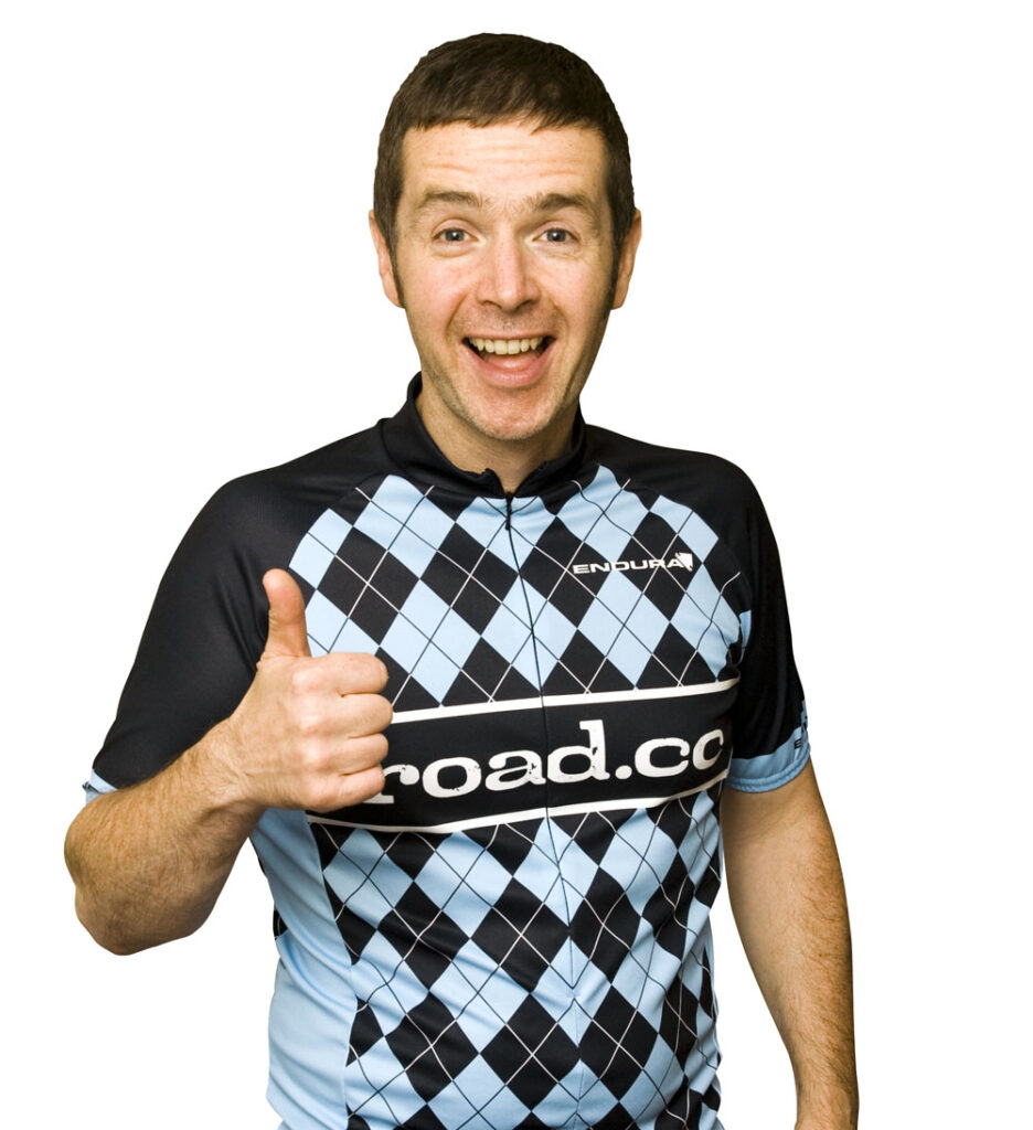 road.cc jersey as modelled by Tony