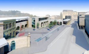 Bath Spa Station – artist’s impression of the new interchange