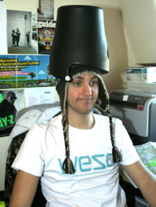 Cycloc on Oli’s head