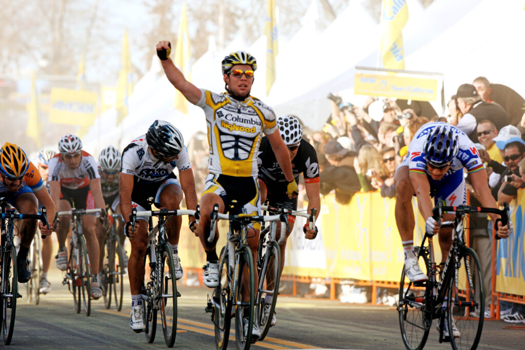 ToC 4: Cavendish crosses the line ahed of Boonen (pic Courtesy Photosport International)