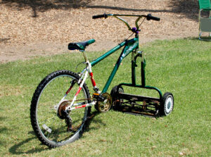 Lawnmower bike