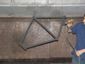 Graham applies the chromate