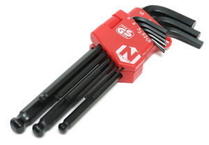 Newton 9pc ball-ended hex key set