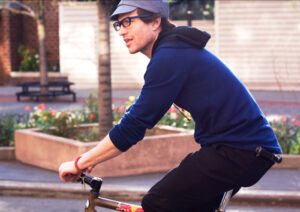 Outlier Merino Hoodie-Austin-Profile