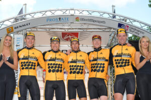 Tour Series Round 6 Halfords on the podium &copy;www.joolzedymond.com