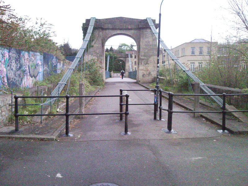 Bridge behind Homebase in Bath