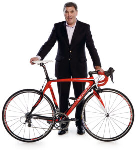 Eddy Merckx with EMX3 bike