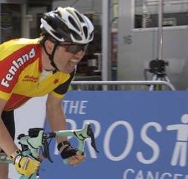 I put it all in on the finishing straight in Peterborough