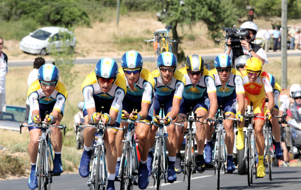 Tour de France 2009 Stage 4: Astana winning team time trial