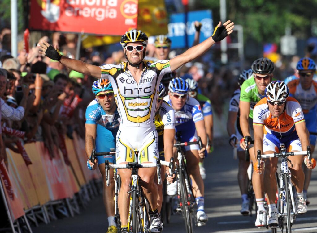 Columbia-HTC’s Greg Henderson wins Stage 3 of the 2009 Vuelta in Venlo © Unipublic