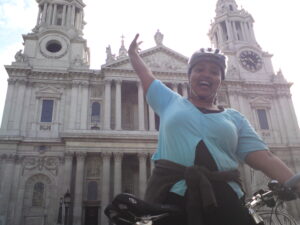 Cycle Fridays – Beginner cyclist Maha celebrates her first time riding to work