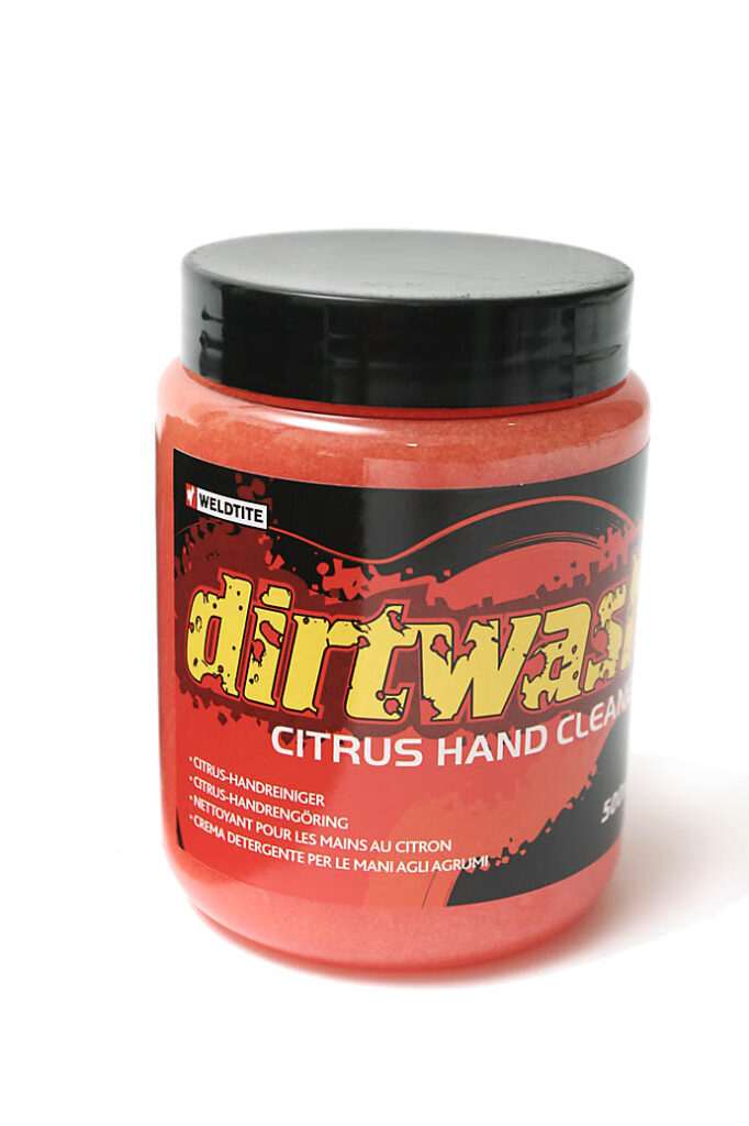 Weldtite Dirtwash citrus hand cleaner