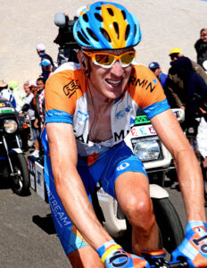 Bradley Wiggins on the Ventoux, TdF 2009 (Photosport Intl)