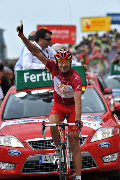 David Moncoutié wins Vuelta Stage 13 at Sierra Nevada © Unipublic