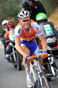 Lars Boom on his way to winning Stage 15 of the 2009 Vuelta &copy; Unipublic