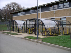 Bike sheds ©Snowmanradio, Wiki Commons