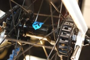 Fixie Inc belt drive flip flop hub close up