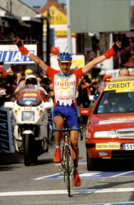 Frank Vandenbrouke wins Liege Bastogne Liege in 1999